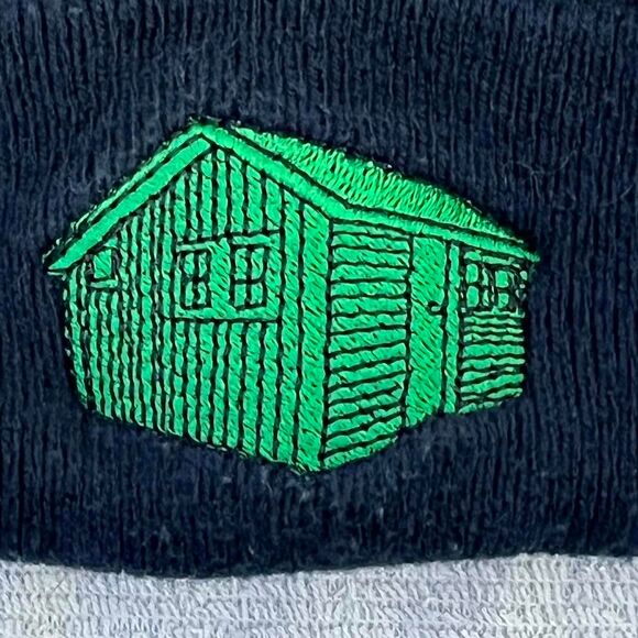 Shed Theory Beanie navy blue and green - Picture 2 of 7